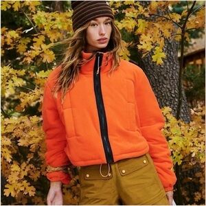 New • Free People Renegade Fleece Puffer